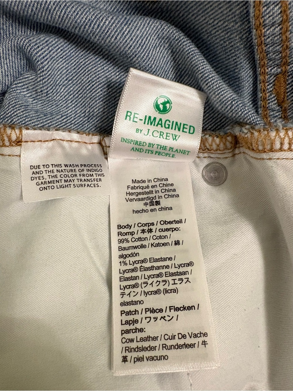 NWT J.CREW Retail Women’s Slim Boyfriend Jean in Vail Wash. size 32 - Picture 4 of 7